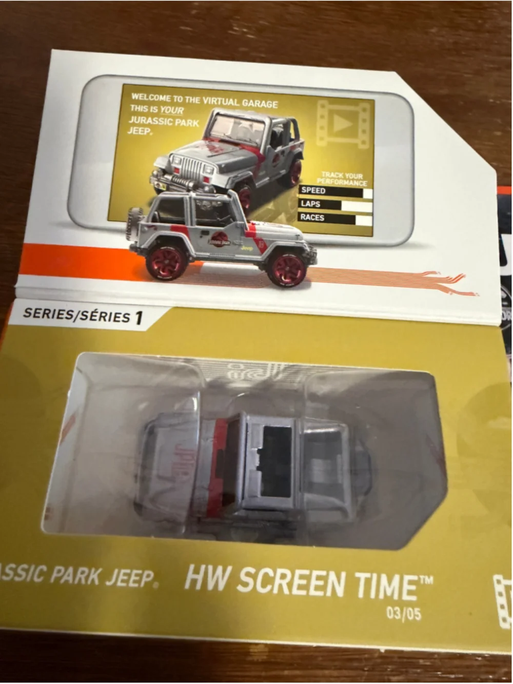 Hot Wheels ID Jurassic Park Jeep + Matchbox Jurassic World ’93 Jeep Wrangler Lot